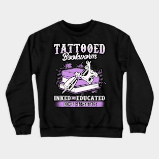 Tattooed Bookworm Crewneck Sweatshirt